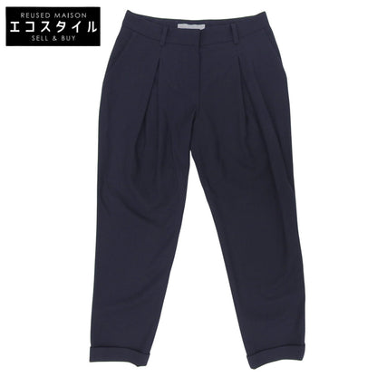 theory luxe セオリーリュクス 新品同様 DOLINA SAXONY SOFT パンツ ボトムス レディース ネイビー 38 03-4306416 ボトムス