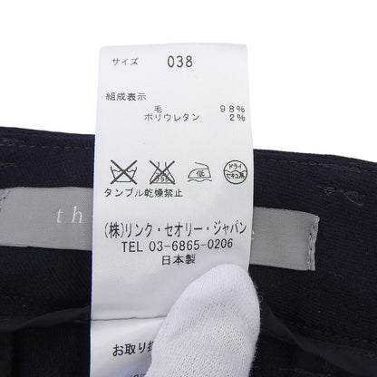 theory luxe セオリーリュクス 新品同様 DOLINA SAXONY SOFT パンツ ボトムス レディース ネイビー 38 03-4306416 ボトムス