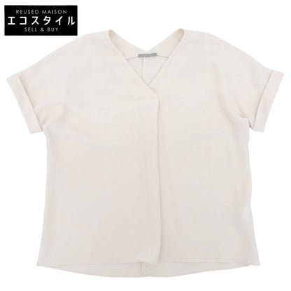 theory luxe セオリーリュクス 美品 SUE DOUBLE WEFT タック カットソー トップス レディース アイボリー 38 03-9208227 トップス