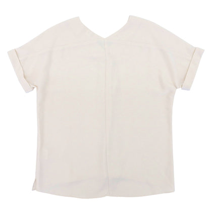 theory luxe セオリーリュクス 美品 SUE DOUBLE WEFT タック カットソー トップス レディース アイボリー 38 03-9208227 トップス