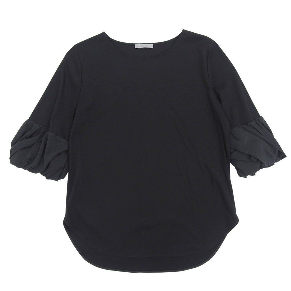 Theory Luxe Hanah Cool Smooth top, excellent condition, women's black, size 38, 03-9301015