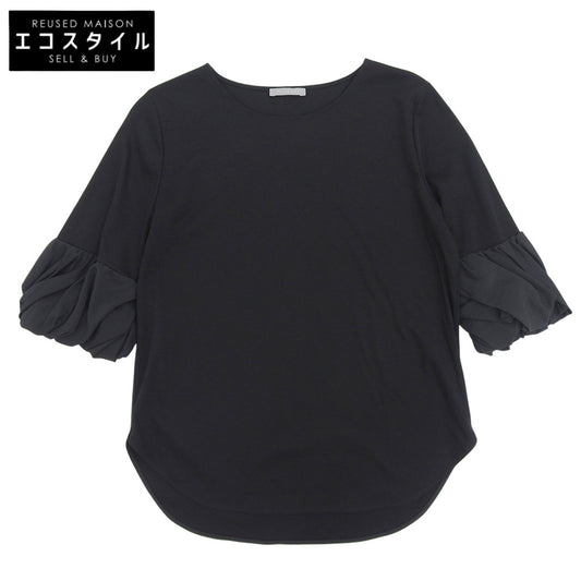 theory luxe セオリーリュクス 美品 HANAH COOL SMOOTH トップス レディース ブラック 38 03-9301015 トップス
