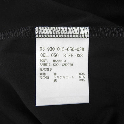 theory luxe セオリーリュクス 美品 HANAH COOL SMOOTH トップス レディース ブラック 38 03-9301015 トップス