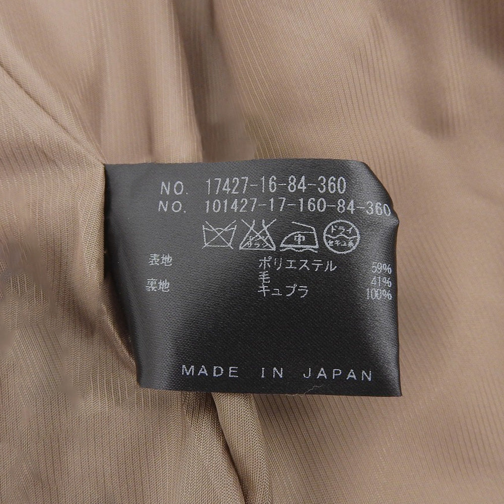 ANAYI アナイ 新品同様 ウール混 チェスター コート レディース ブラウン 36 17427-16-84-360 コート