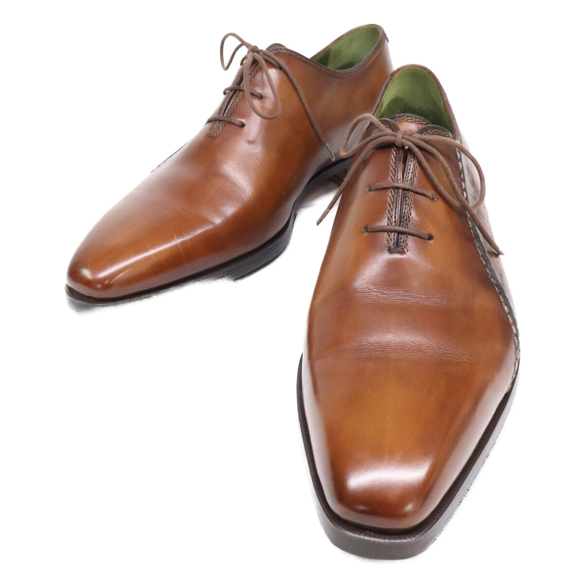 berluti 伯尔鲁帝 【美品】Scars Scritto Patina 皮革牛津鞋 鞋履