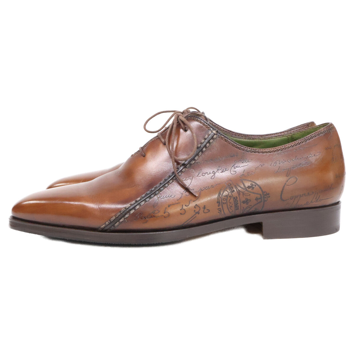berluti 伯尔鲁帝 【美品】Scars Scritto Patina 皮革牛津鞋 鞋履