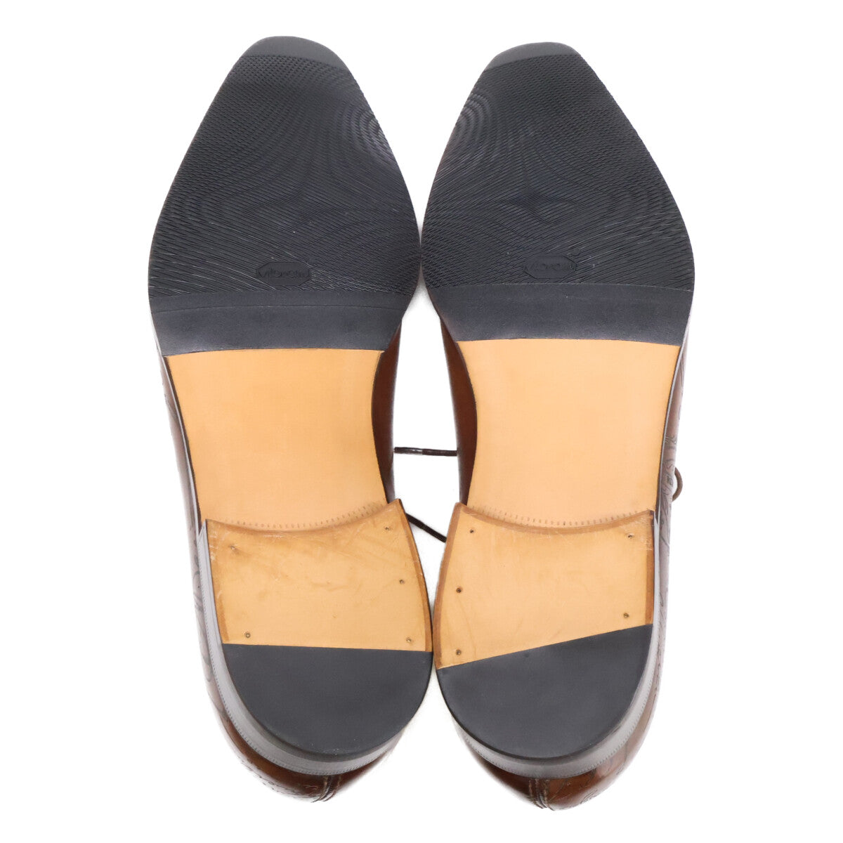 berluti ベルルッティ 【美品】スカーズ スクリット パティーヌ レザー オックスフォード シューズ シューズ
