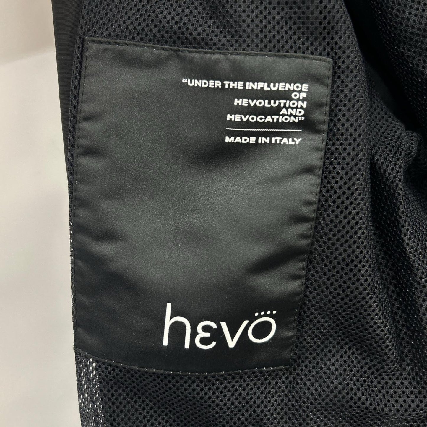 Hevo イーヴォ ブラック hevolution ナイロントレンチコート コート
