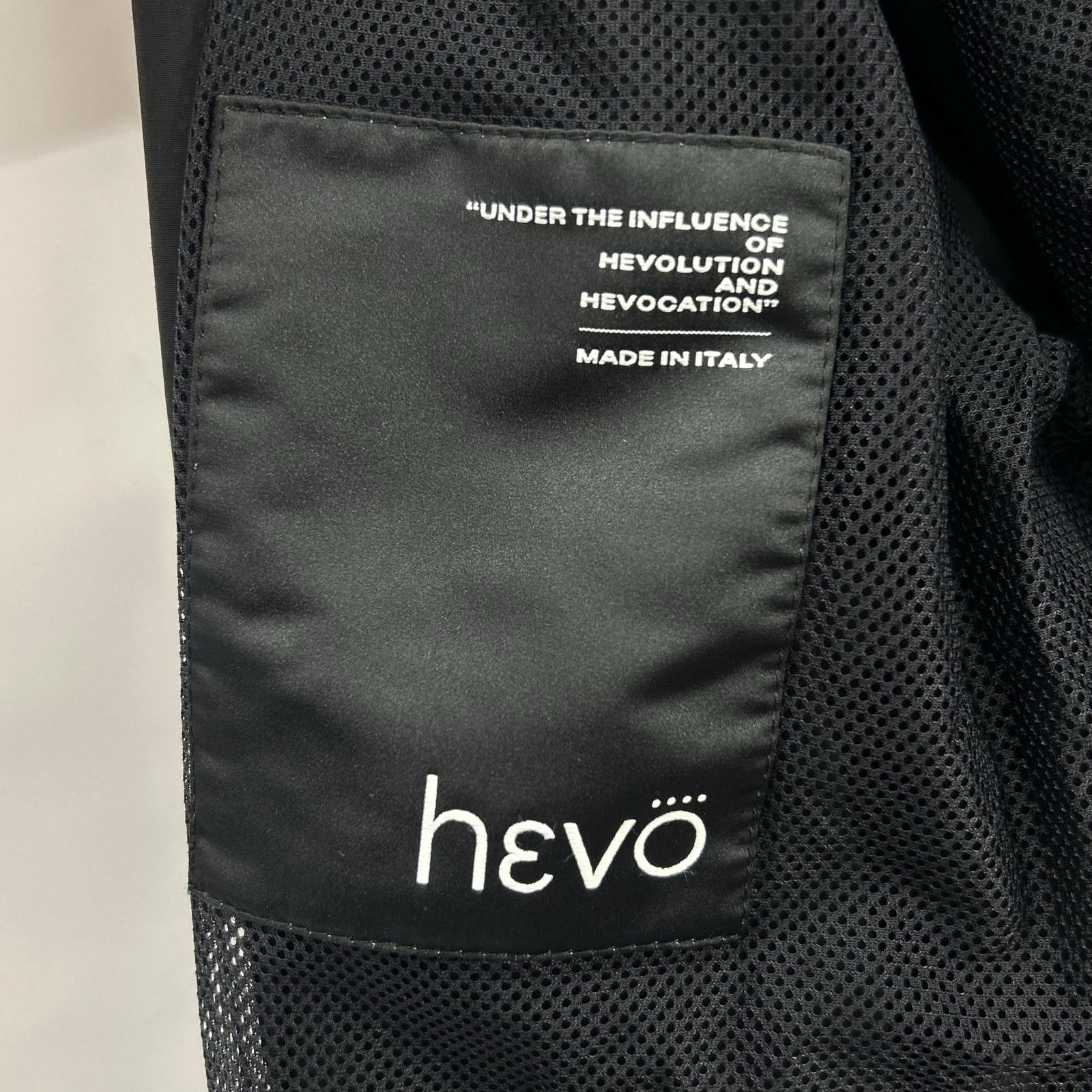 Hevo イーヴォ ブラック hevolution ナイロントレンチコート コート