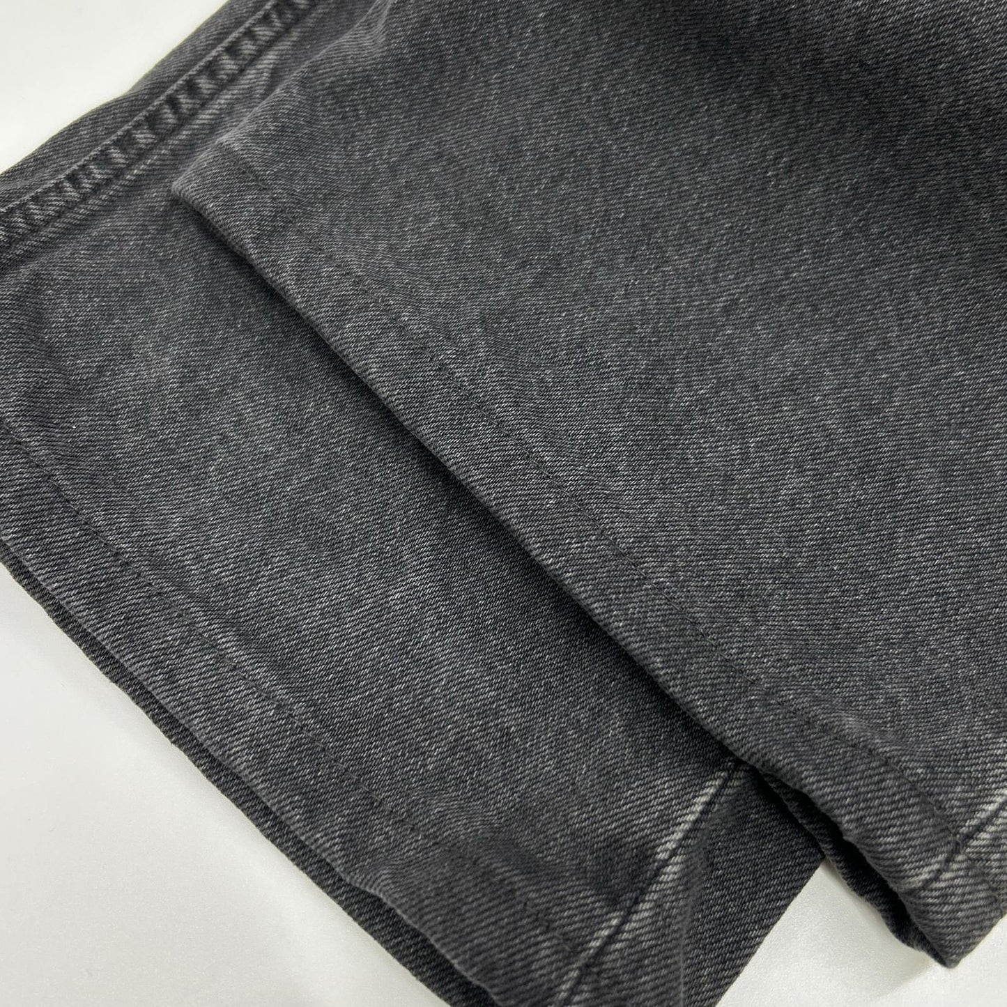 Calvin Klein 凯文克莱 黑色 4RB702G 90年代 直筒黑色雾面牛仔裤 下装