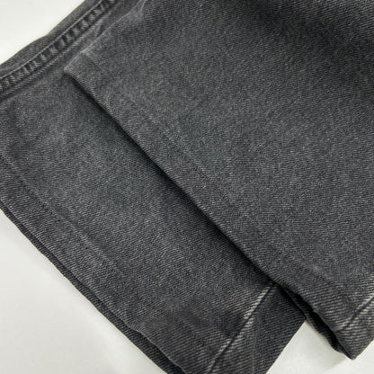 Calvin Klein 凯文克莱 黑色 4RB702G 90年代 直筒黑色雾面牛仔裤 下装