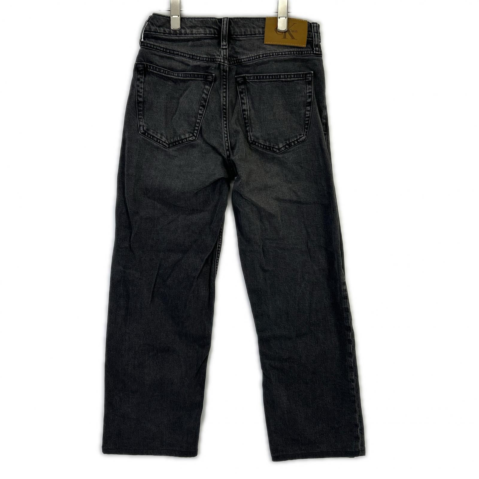  カルバンクライン ブラック 4RB702G 90S ストレートブラック ミストデニムパンツ 28 CalvinKlein カルバンクライン ブラック 4RB702G 90S ストレート