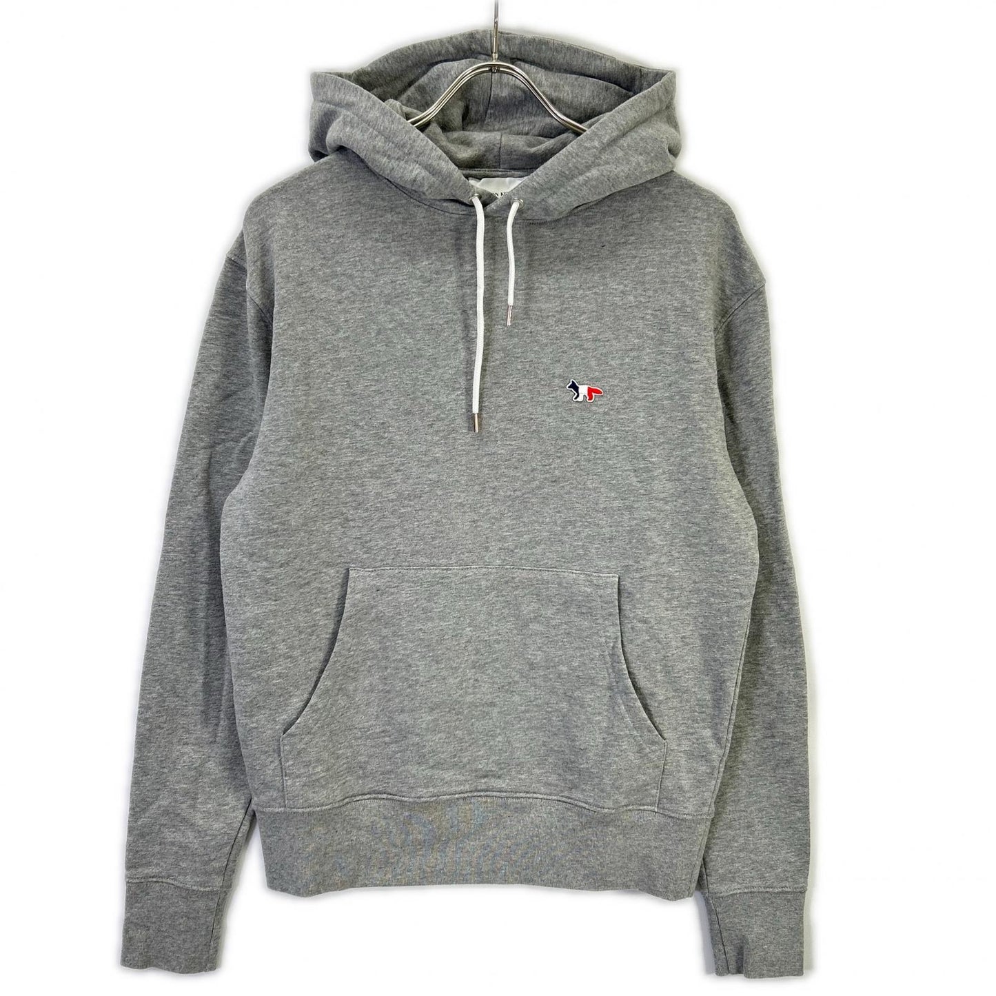 MAISON KITSUNE メゾンキツネ グレー AU00307KM0001 トリコロールフォックス フーディ トップス