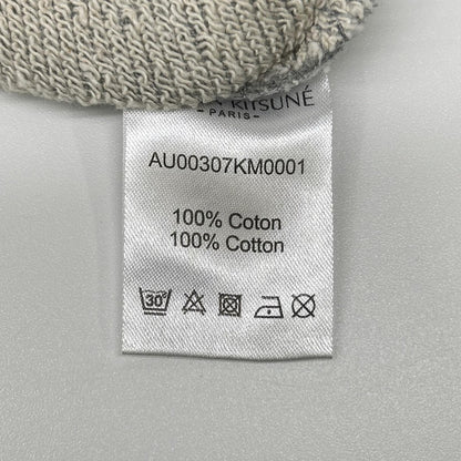 MAISON KITSUNE メゾンキツネ グレー AU00307KM0001 トリコロールフォックス フーディ トップス