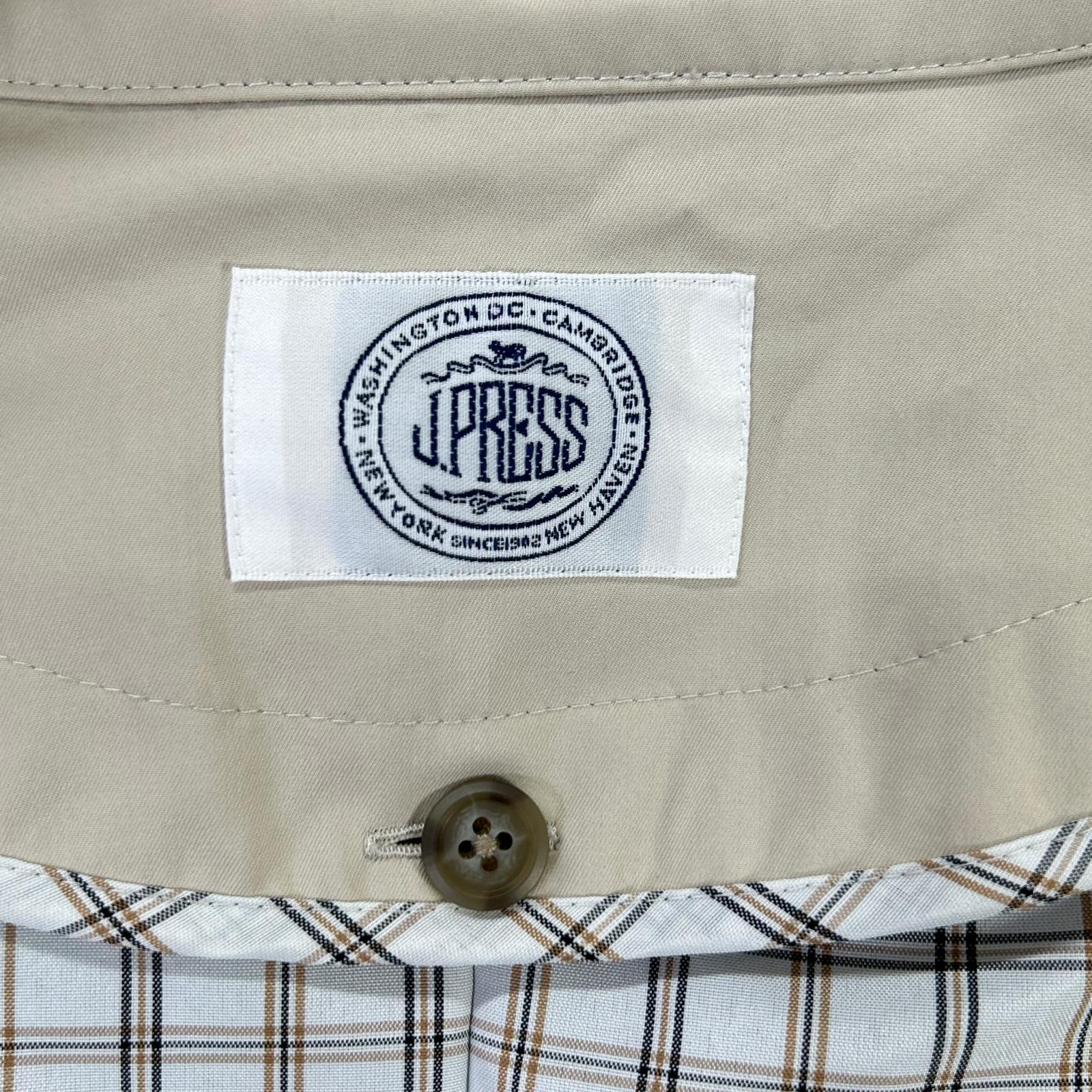 J.PRESS ジェイプレス ベージュ 133-5-CM-GJ ライナー付きトレンチコート コート