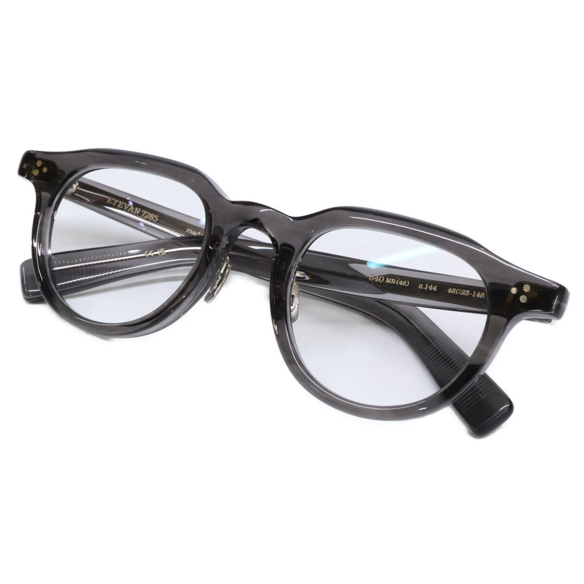 EYEVAN7285 アイヴァン 【美品】340MR(48) c.144 リメイクデザイン メガネフレーム 眼鏡