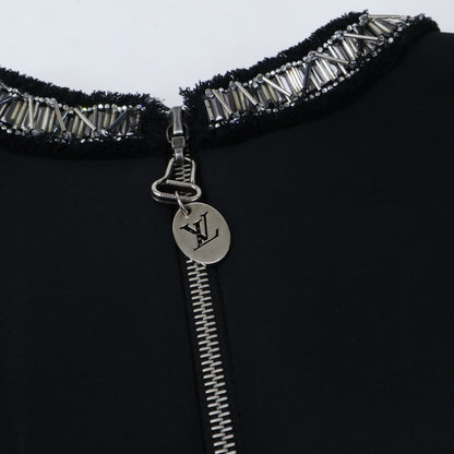 LOUIS VUITTON ルイヴィトン 【美品/国内正規】RW221B NQA FMDB33 ウールｘシルク ノースリーブ ワンピース