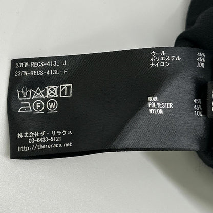 THE RERACS THE RERACS 黑色 23FW RECS-413L-F SIDE OPEN STANDCOLLAR DRESS 连衣裙