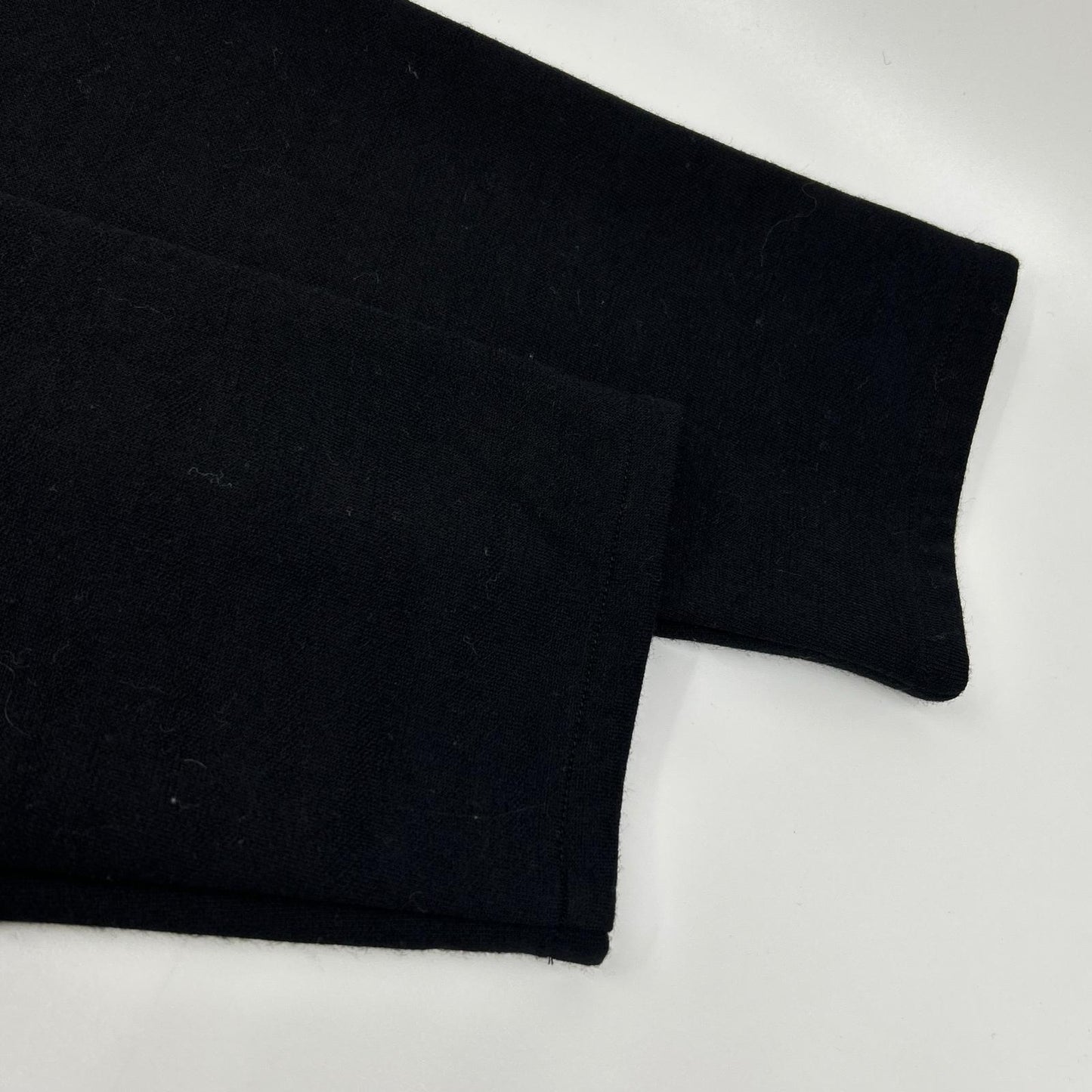 THE RERACS ザ・リラクス ブラック 23FW RECS-413L-F SIDE OPEN STANDCOLLAR DRESS ワンピース