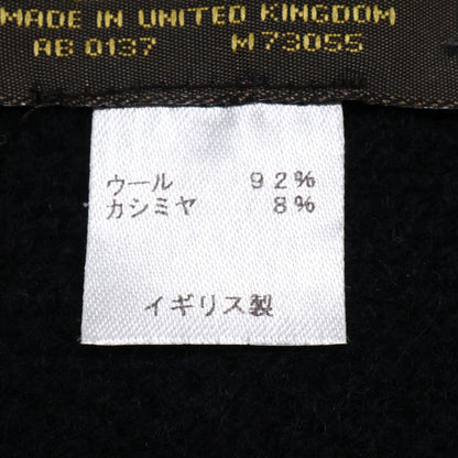 LOUIS VUITTON [Like new] M73055 Écharpe Polka Gram wool/cashmere scarf