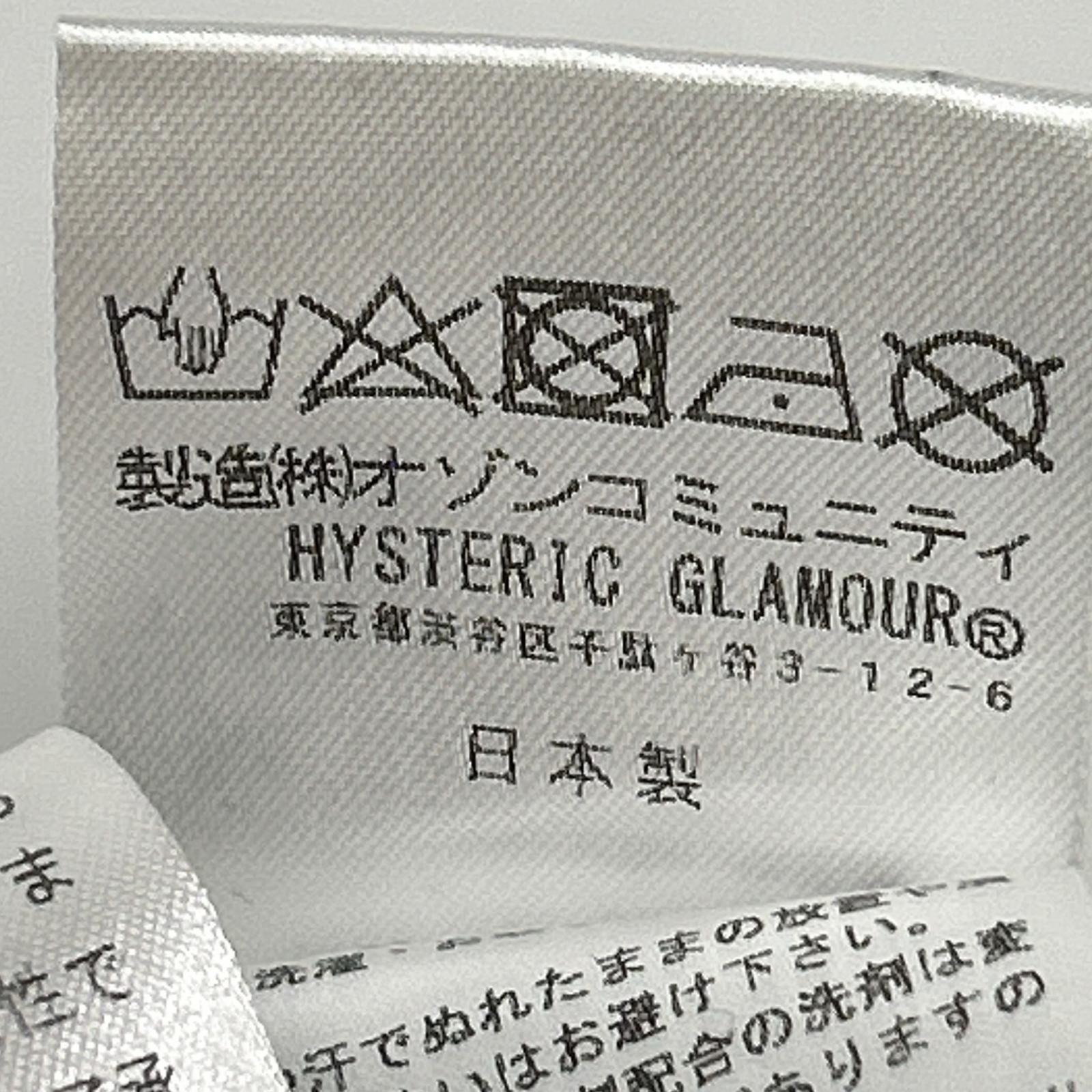 HYSTERIC GLAMOUR ヒステリックグラマー 02231CS07 黑色 VIXEN GIRL刺绣 运动衫 上衣