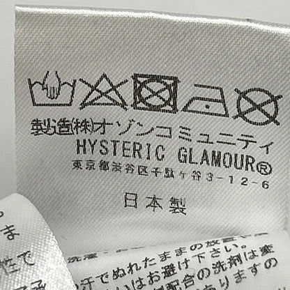 HYSTERIC GLAMOUR ヒステリックグラマー 02231CS07 黑色 VIXEN GIRL刺绣 运动衫 上衣