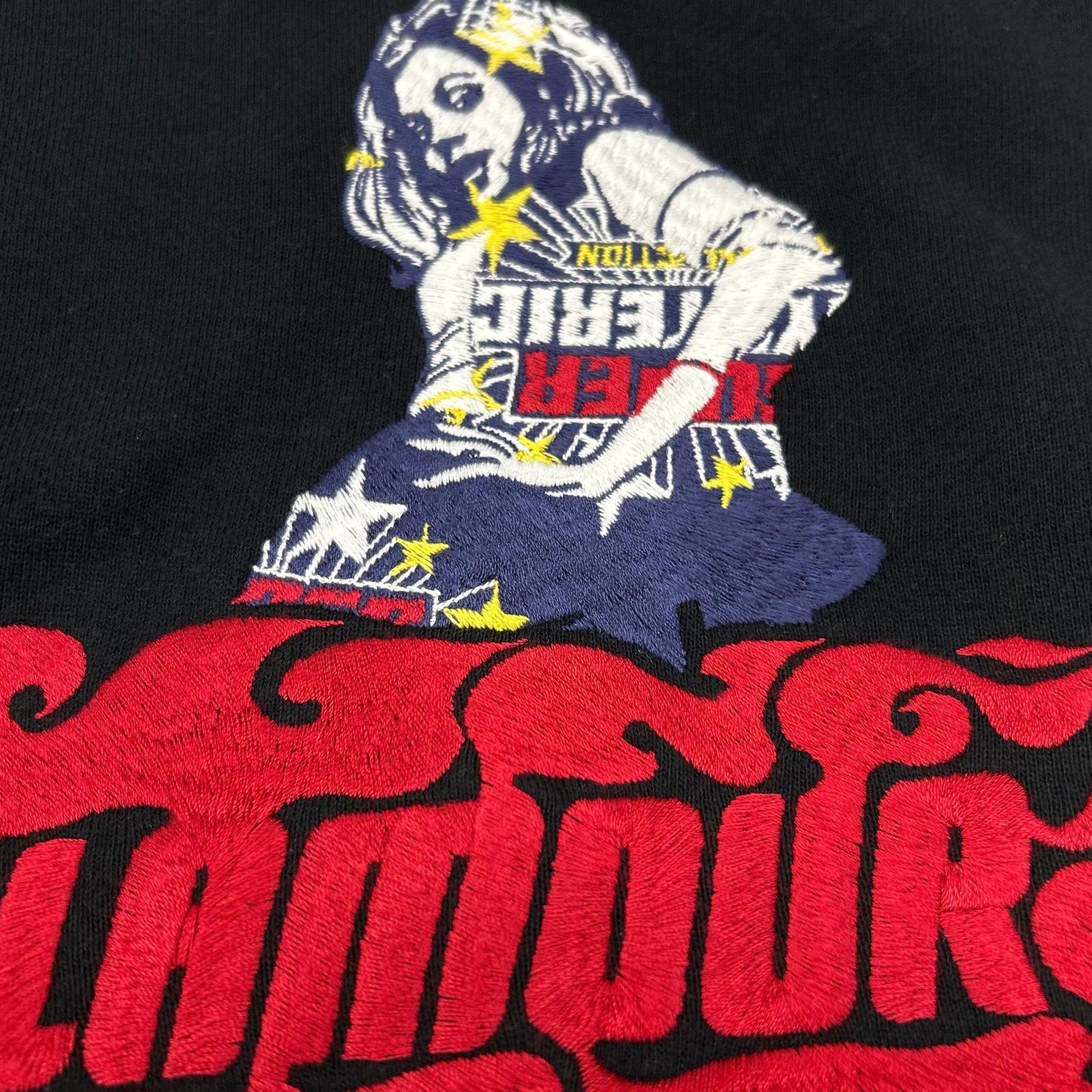 HYSTERIC GLAMOUR ヒステリックグラマー 02231CS07 黑色 VIXEN GIRL刺绣 运动衫 上衣