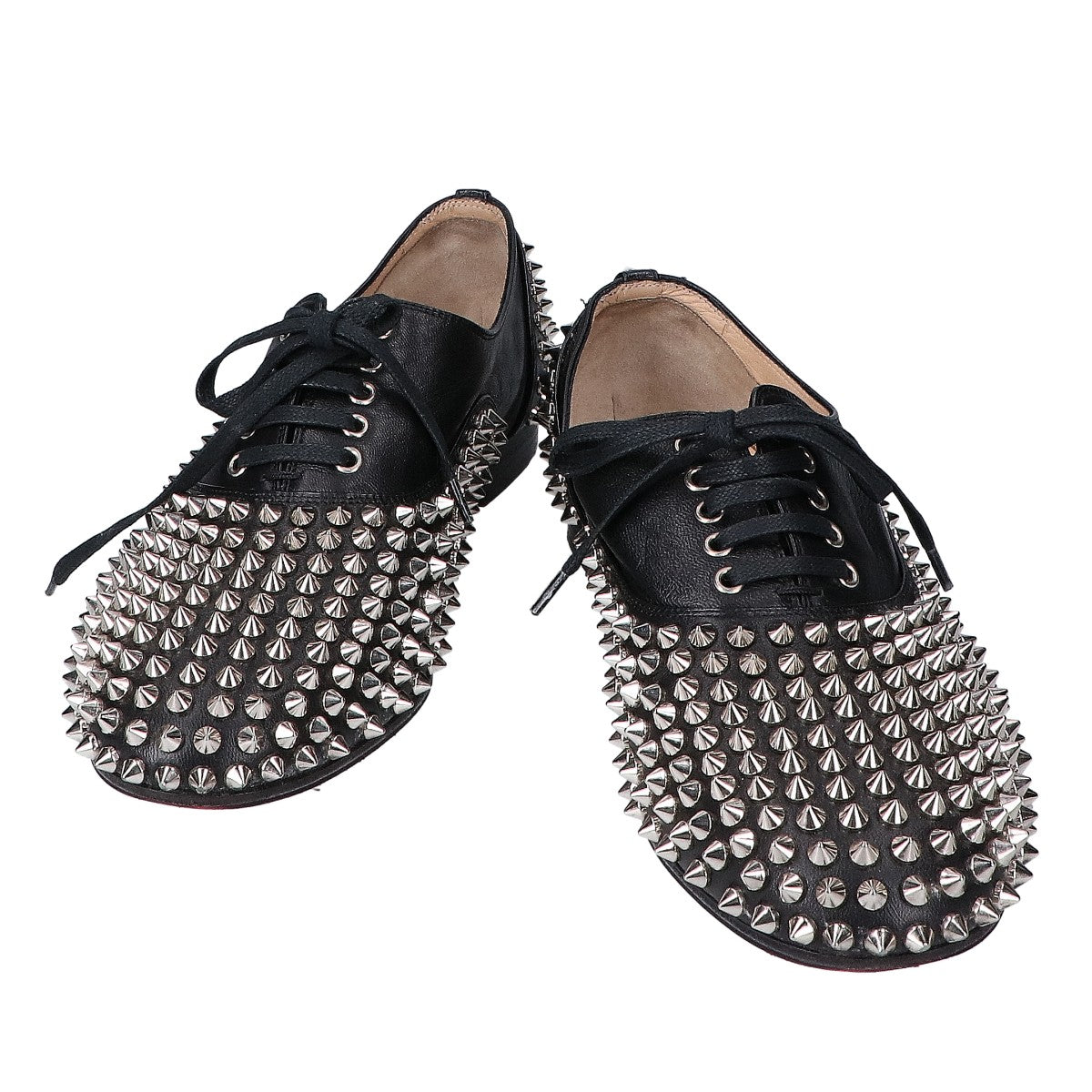 CHRISTIAN LOUBOUTIN クリスチャンルブタン FREDDY FLAT NAPPA スタッズ フラット レザーシューズ シューズ