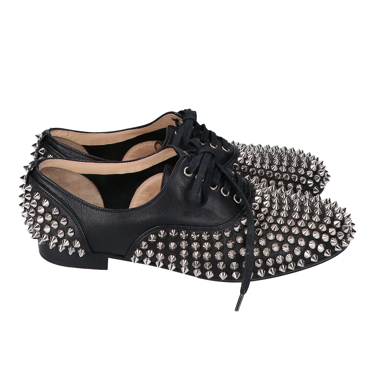 CHRISTIAN LOUBOUTIN クリスチャンルブタン FREDDY FLAT NAPPA スタッズ フラット レザーシューズ シューズ