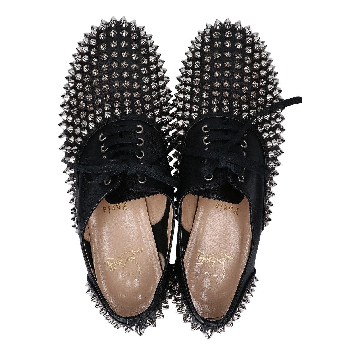 CHRISTIAN LOUBOUTIN クリスチャンルブタン FREDDY FLAT NAPPA スタッズ フラット レザーシューズ シューズ