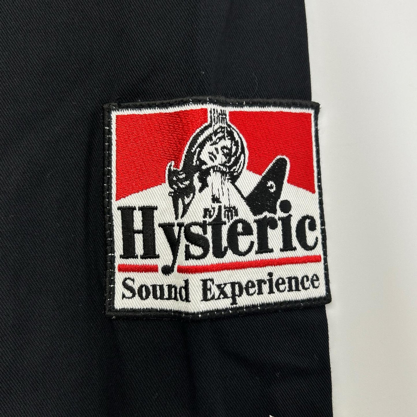 HYSTERIC GLAMOUR ヒステリックグラマー 02261AB09 ブラック SOUND EXPERIENCE リブブルゾン ジャケット