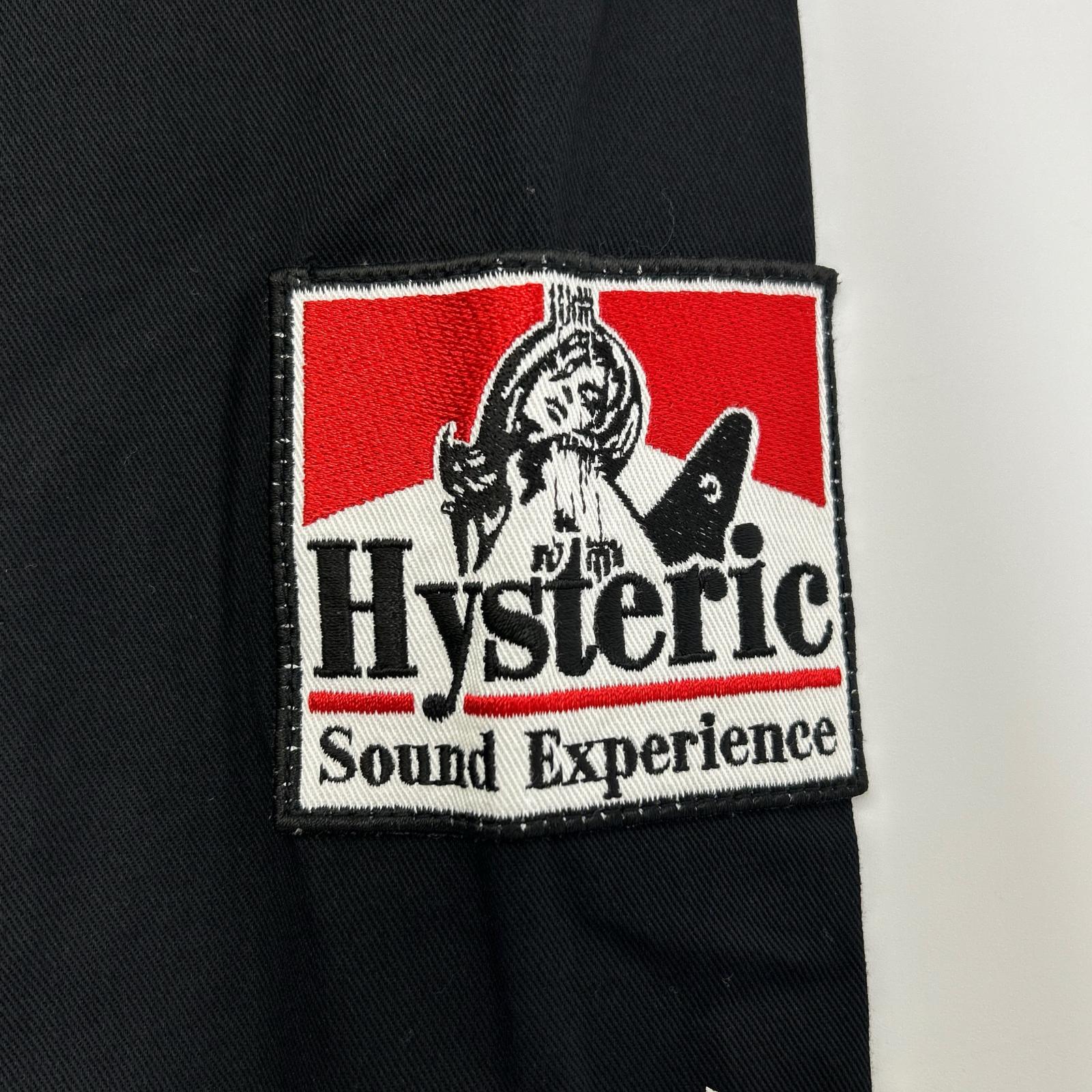 HYSTERIC GLAMOUR ヒステリックグラマー 02261AB09 ブラック SOUND EXPERIENCE リブブルゾン ジャケット