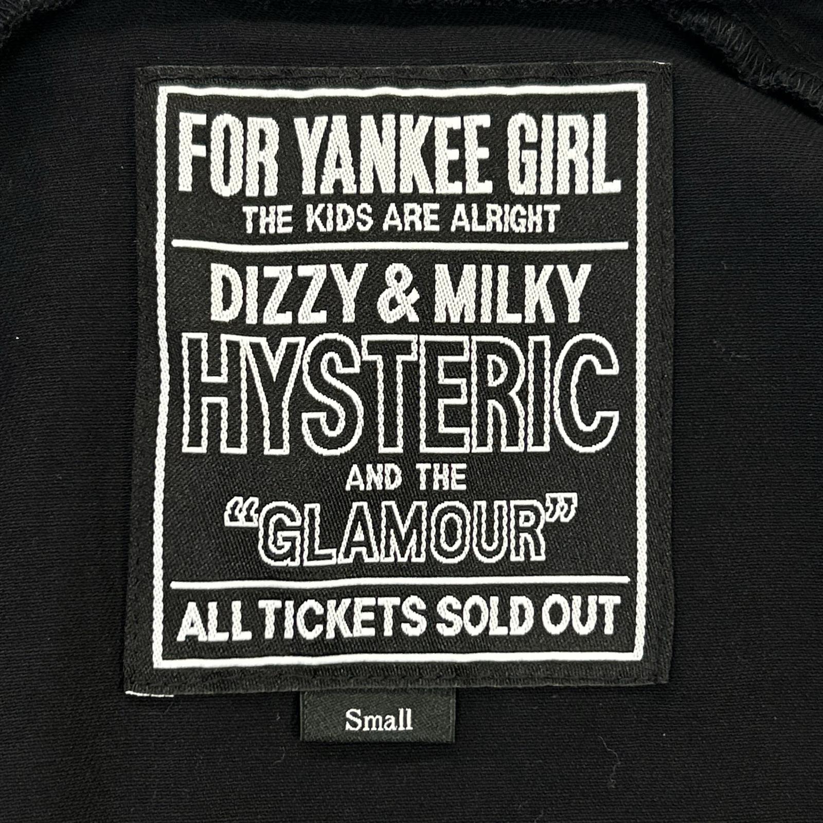 HYSTERIC GLAMOUR ヒステリックグラマー 02261AB09 ブラック SOUND EXPERIENCE リブブルゾン ジャケット