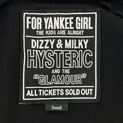 HYSTERIC GLAMOUR ヒステリックグラマー 02261AB09 ブラック SOUND EXPERIENCE リブブルゾン ジャケット