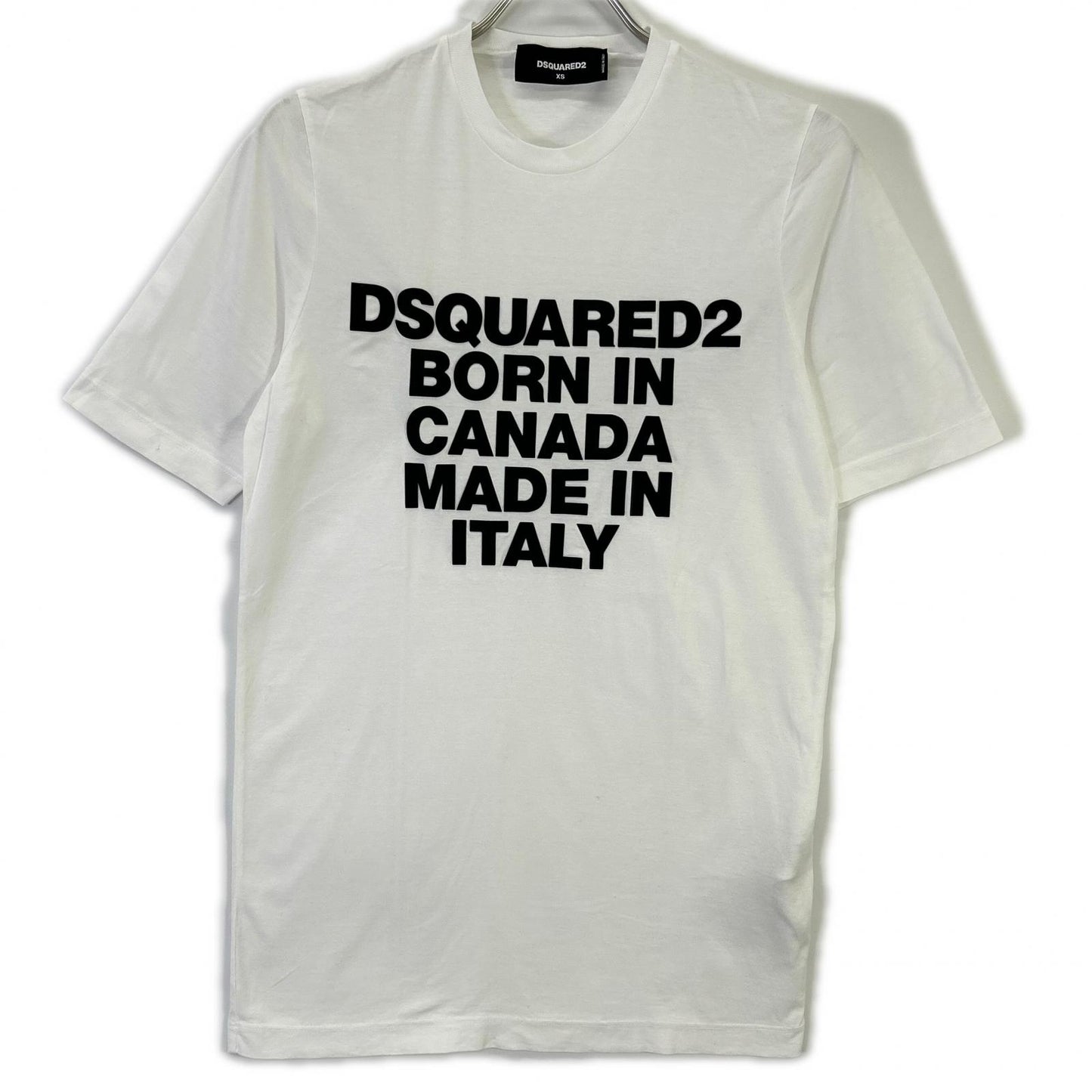 DSQUARED2 ディースクエアード S75GD0023 S22437 ロゴ メッセージ 半袖 Tシャツ トップス