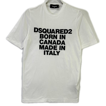 DSQUARED2 ディースクエアード S75GD0023 S22437 ロゴ メッセージ 半袖 Tシャツ トップス