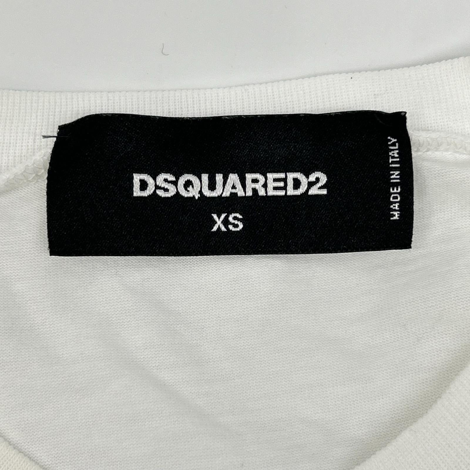 DSQUARED2 ディースクエアード S75GD0023 S22437 ロゴ メッセージ 半袖 Tシャツ トップス
