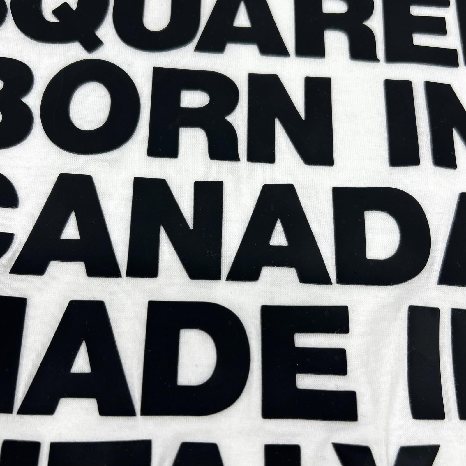 DSQUARED2 ディースクエアード S75GD0023 S22437 ロゴ メッセージ 半袖 Tシャツ トップス