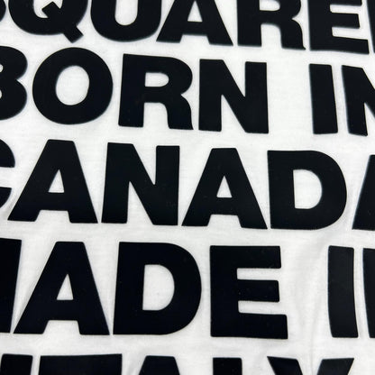 DSQUARED2 ディースクエアード S75GD0023 S22437 ロゴ メッセージ 半袖 Tシャツ トップス