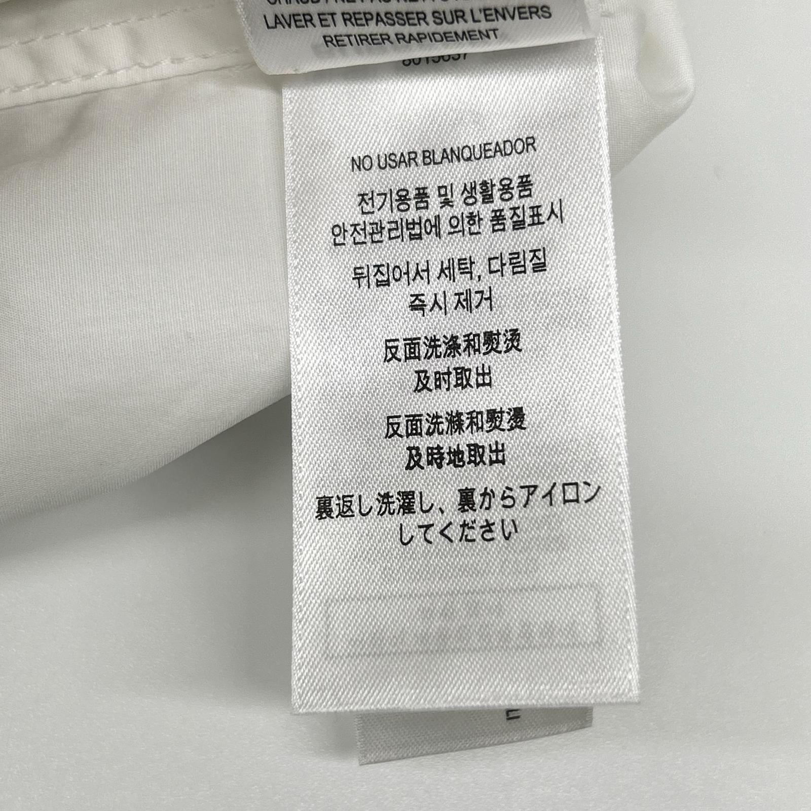 BURBERRY バーバリー 8015637 ホワイト ホースフェリー ティッシ期 コットン シャツ トップス
