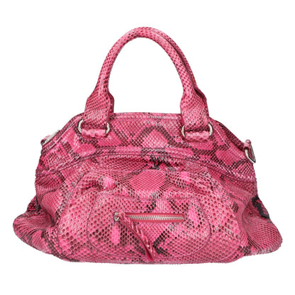 MAURO GOVERNA マウロゴヴェルナ 【美品】パイソン 2WAYショルダー ハンドバッグ