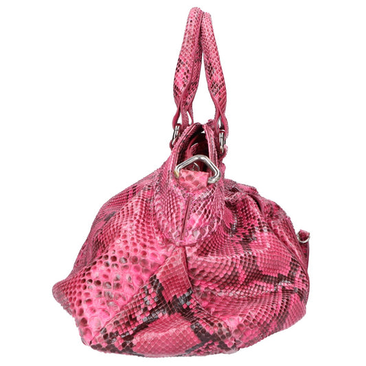 MAURO GOVERNA マウロゴヴェルナ 【美品】パイソン 2WAYショルダー ハンドバッグ