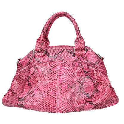 MAURO GOVERNA マウロゴヴェルナ 【美品】パイソン 2WAYショルダー ハンドバッグ