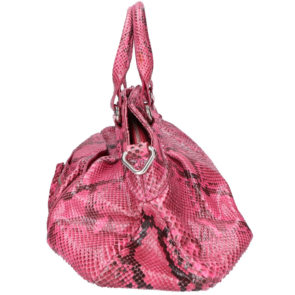 MAURO GOVERNA マウロゴヴェルナ 【美品】パイソン 2WAYショルダー ハンドバッグ