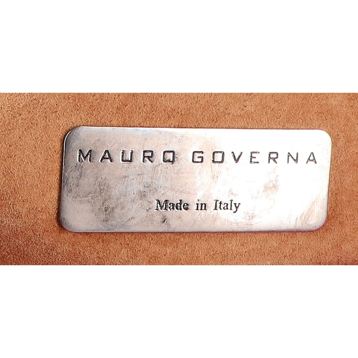 MAURO GOVERNA マウロゴヴェルナ 【美品】パイソン 2WAYショルダー ハンドバッグ
