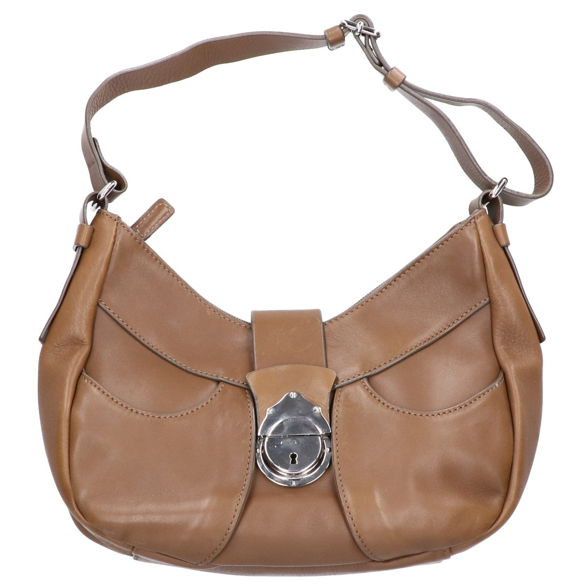 MAURO GOVERNA マウロゴヴェルナ レザー ショルダーバッグ