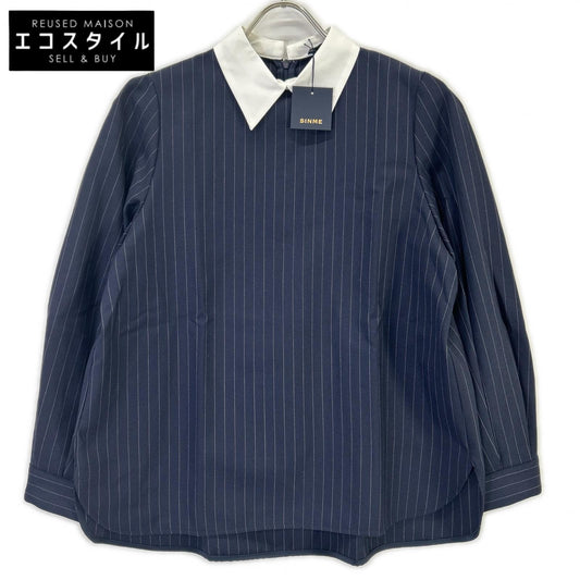 SINME シンメ SS17-16 ネイビー クレリュックプルオーバー トップス