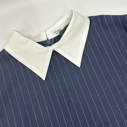 SINME シンメ SS17-16 ネイビー クレリュックプルオーバー トップス