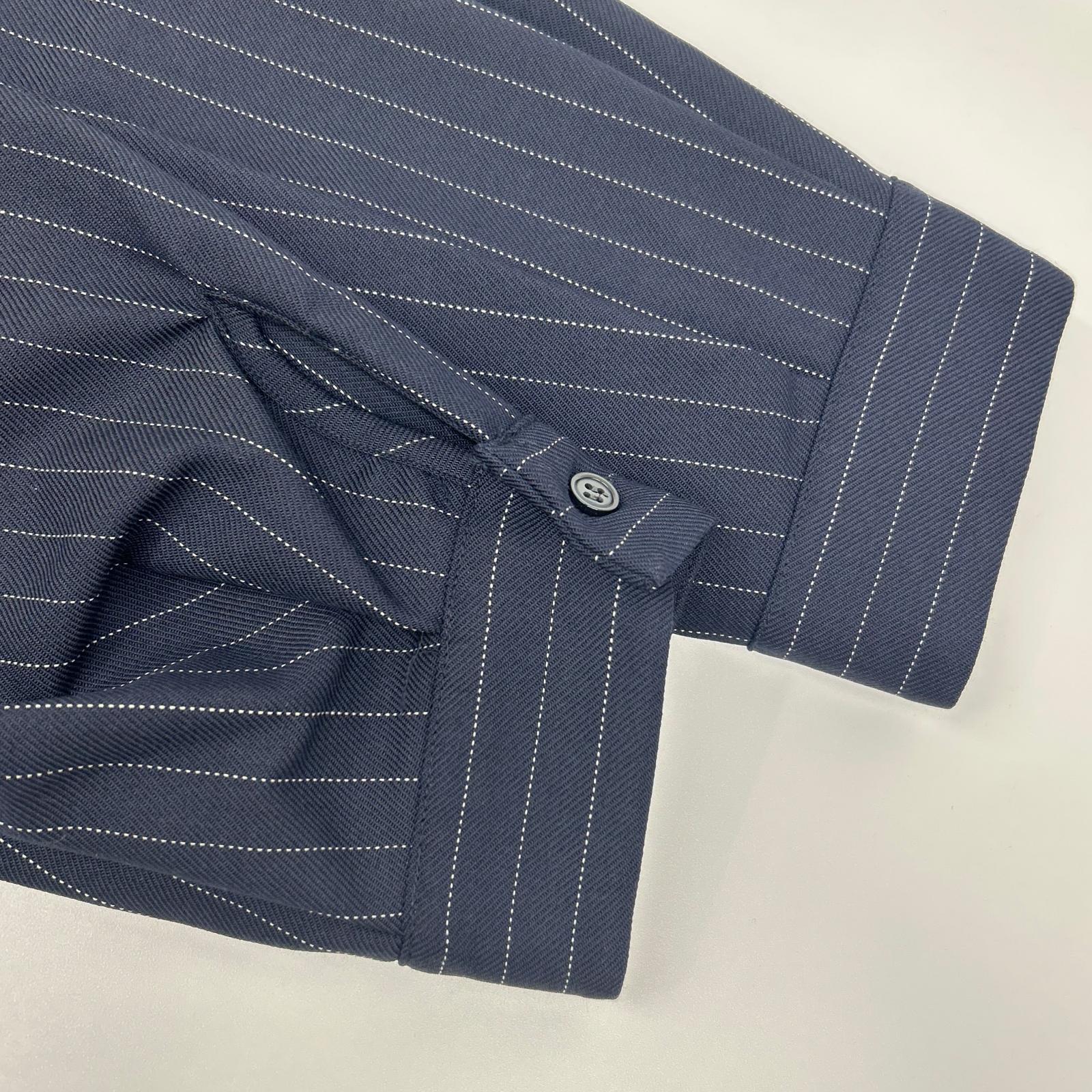SINME シンメ SS17-16 海军蓝 Crepe Lycra 套头衫 上衣
