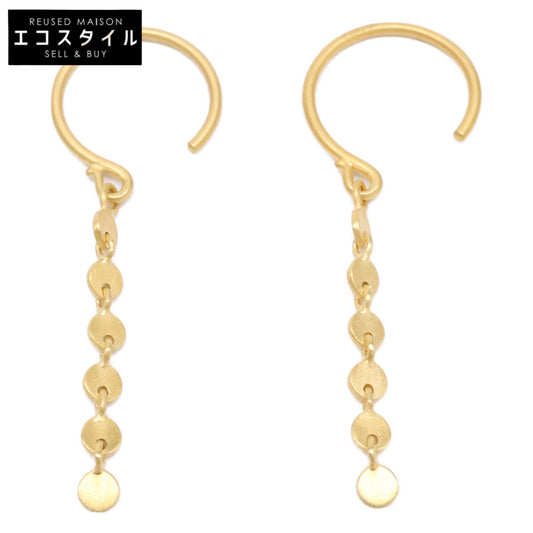 Marie-Helene de Taillac マリーエレーヌドゥタイヤック 新品同様 20K ショート ミニチュア パイエット 6連 ピアス